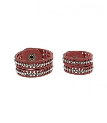 Roze Scarvelet met strass steentjes