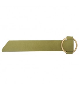 Groene brede armband met gesp