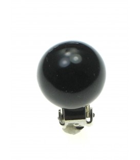 zwarte clipoorbellen (1,4 cm)