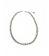 Mooie vrolijk twee strengs strass steentjes halsketting