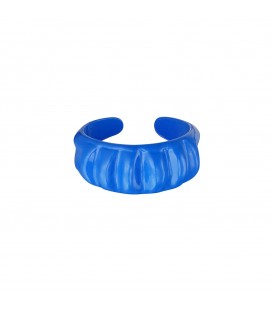 leuke blauwe metalen ring