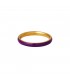 goudkleurige minimalistische ring met een paarse coating (18)