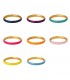 goudkleurige minimalistische ring met een paarse coating (18)