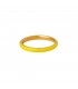 Goudkleurige minimalistische ring met een gele coating (16)