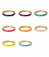Goudkleurige minimalistische ring met een gele coating (16)
