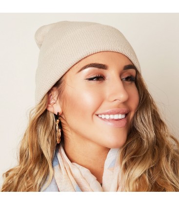 Mooie gele wintermuts (beanie)