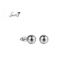 Zilverkleurige Stainless steel oorknopjes