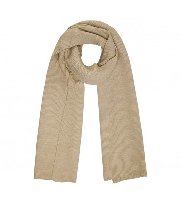 Gebreide beige sjaal