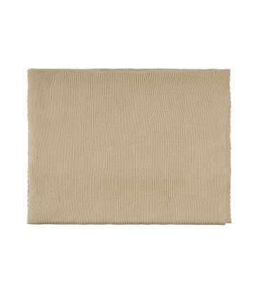 Gebreide beige sjaal