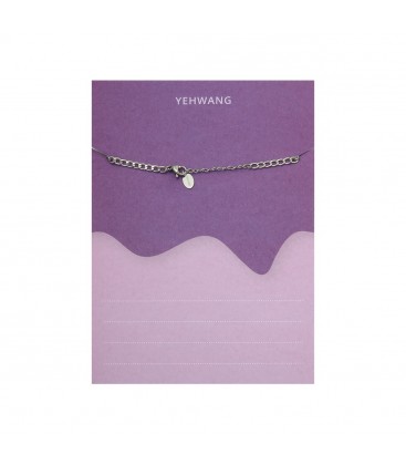 Zilverkleurige armband geboortejaar 1989