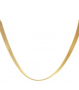 goudkleurige eenvoudige halsketting