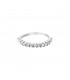 zilverkleurige ring met een rij van steentjes (16)