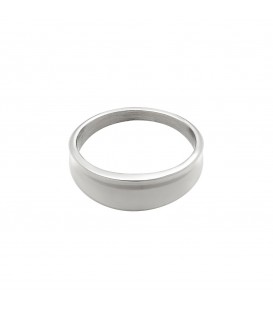 zilverkleurige rechte ring (18)