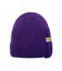 Paarse warme beanie