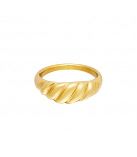 goudkleurige smalle ring croissant (16)