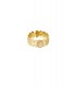 Goudkleurige Ring met Beige Steentje - Stijlvol en Betaalbaar