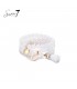 Elegante Witte Kralenarmband | Multi-Strand Mode Must-Have