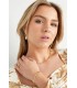 Zilverkleurige armband met 3 harten
