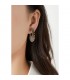 Oorclips goudkleurig met een mooi design