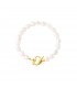 Armband parels met hartsluiting