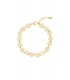 Goudkleurige armband met bloemen bedeltjes