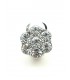 Heldere strass steentjes (Swarovski) oorclips