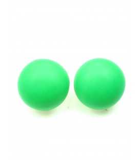 Mooie felle groene oorclips