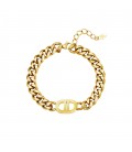 Goudkleurige chain armband met een detail