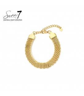 Armband met schakels in goudkleur