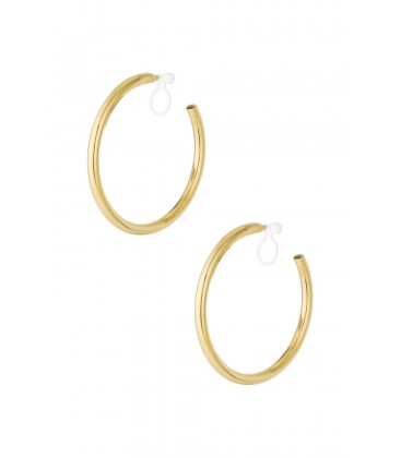 Oorclips goudkleurige en kunststof clipje