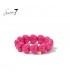 Armband fashion sieraad met roze hartjes